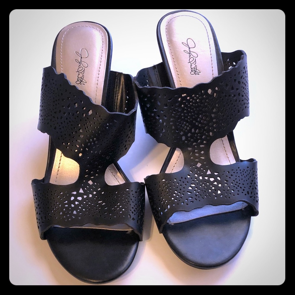 NWOT Slip On Wedges